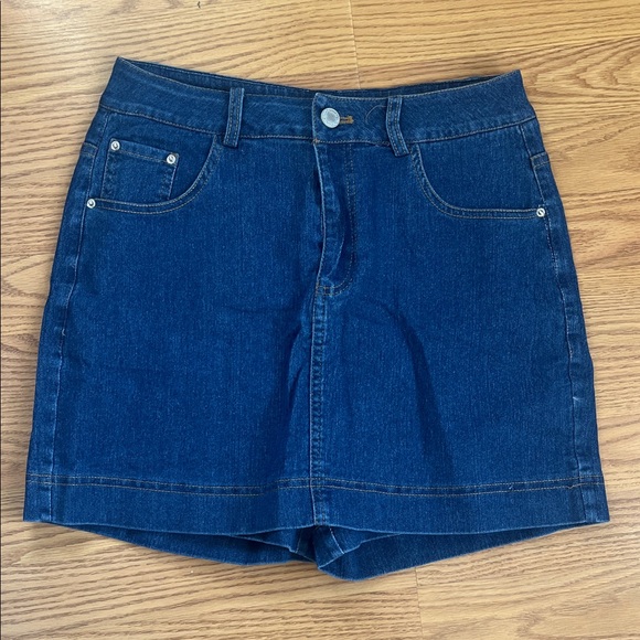 Pants - Denim Blue Women's Shorts/skirt